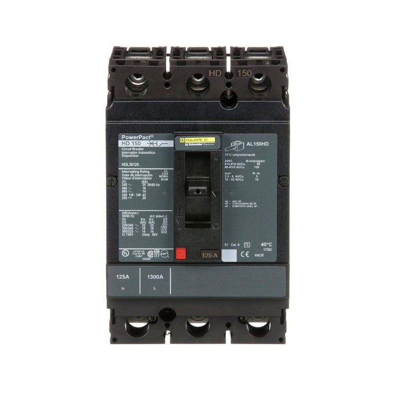 HDL36125 - Square D - Molded Case Circuit Breaker