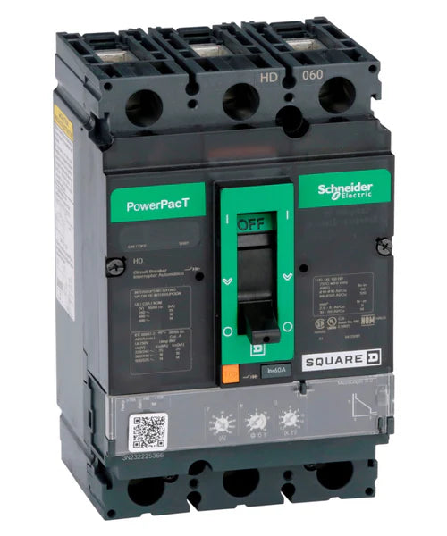 HDP36150U33X - Square D Bolt-On 600V 150A 3 pole circuit breaker 18kA@480V