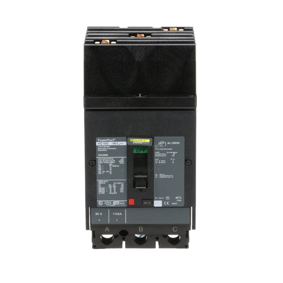 HGA36060 - Square D - Molded Case Circuit Breaker