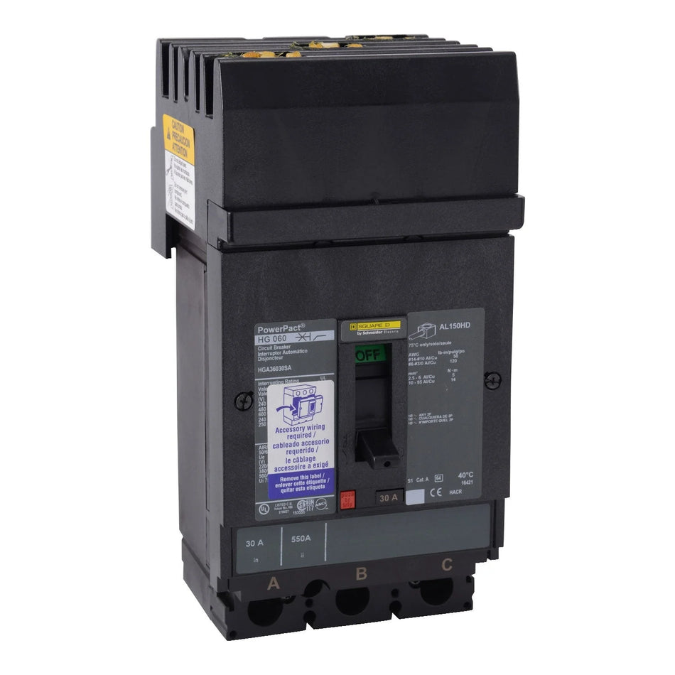 HGA36100U44X - Square D - Molded Case Circuit Breaker