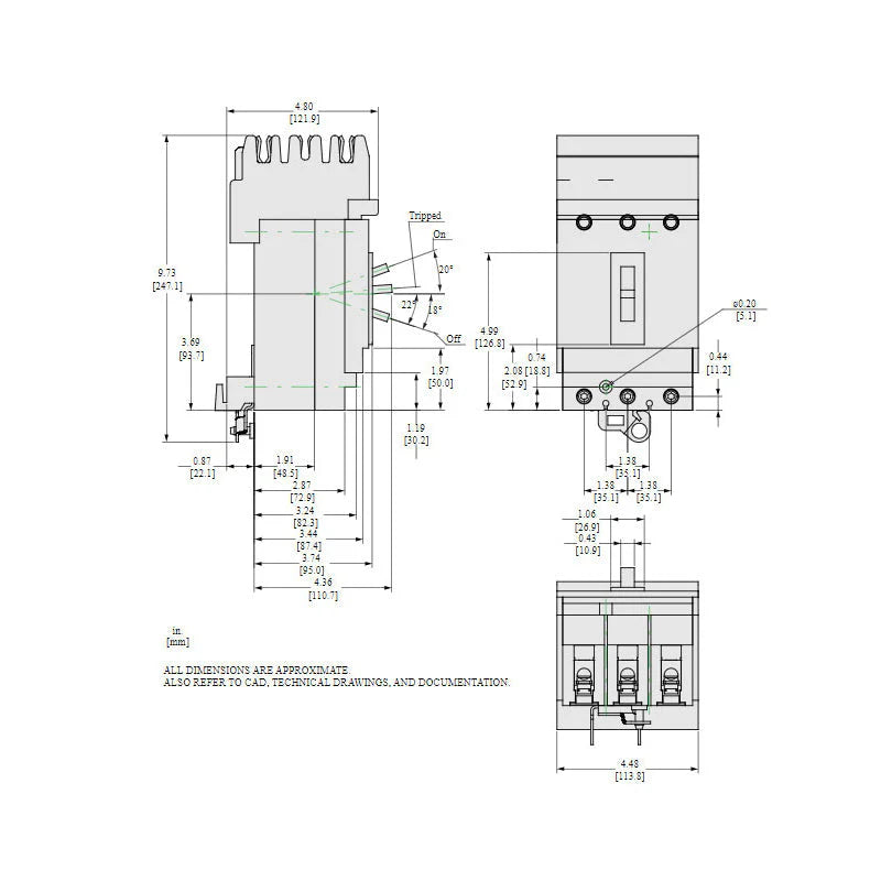 HGA36100U44X - Square D - Molded Case Circuit Breaker