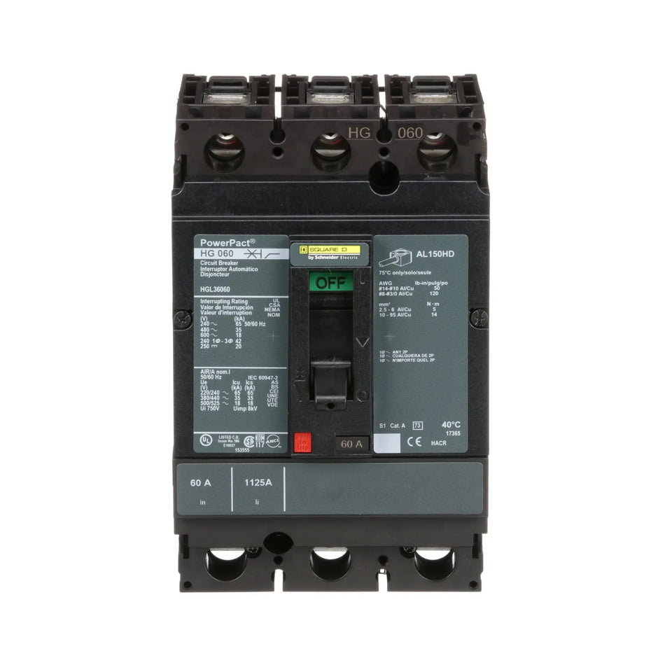 HGL36060 - Square D - Molded Case Circuit Breaker