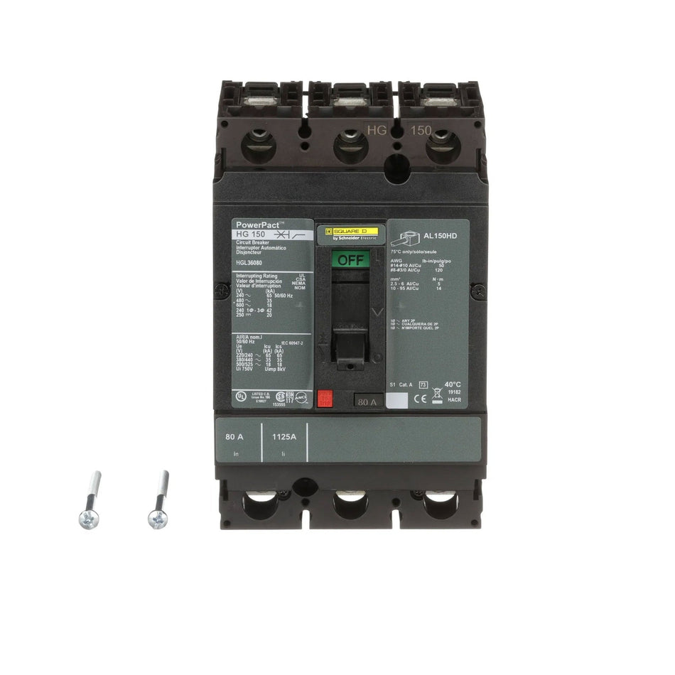 HGL36080 - Square D - Molded Case Circuit Breaker