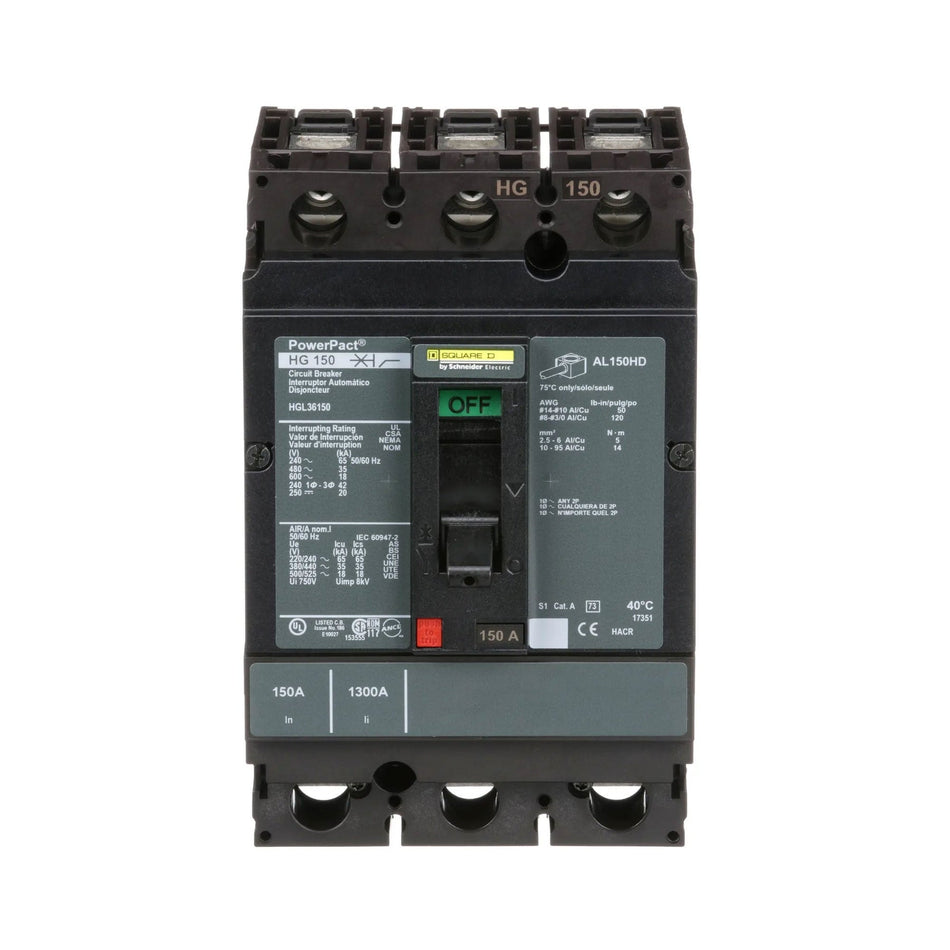HGL36150 - Square D - Molded Case Circuit Breaker