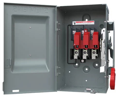 Siemens HNF261 Disconnect Switch – VBII Series – 30A – 2 Pole – 600VAC – Non-Fused – Type 1 Enclosure