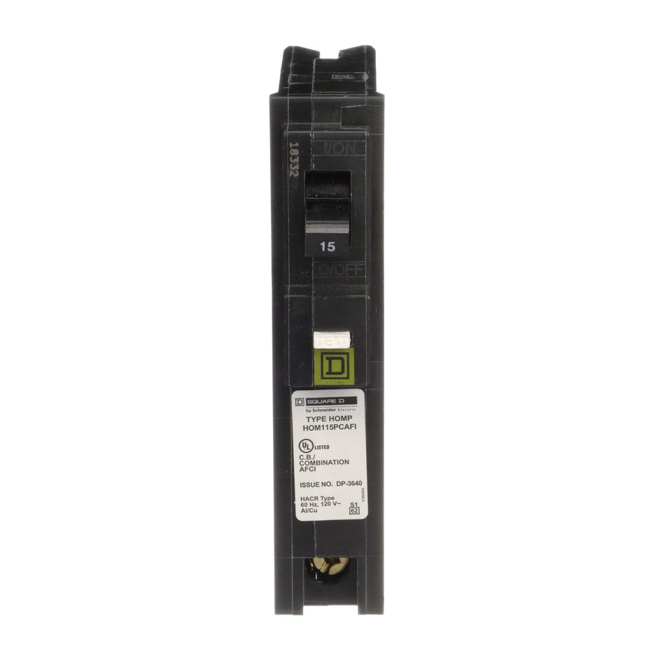 HOM115PCAFI - Square D Homeline - Arc Fault (AFCI) Circuit Breaker