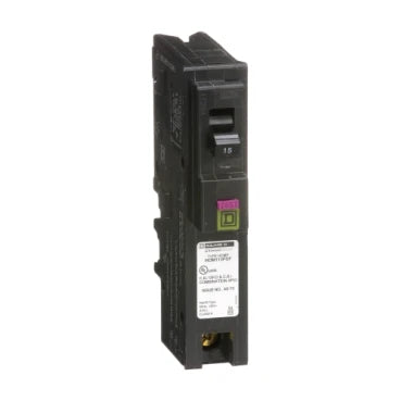 HOM115PDF - Square D 15 Amp 120 Volt 1-Pole Homeline Circuit Breaker Plug-On Neutral Dual Function