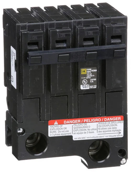 HOM2200BB - Square D 200A 2-Pole 120/240V Circuit Breaker Plug-In Homeline