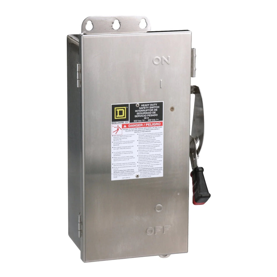 HU361DSEI - Square D - 30 Amp Disconnect and Safety Switch