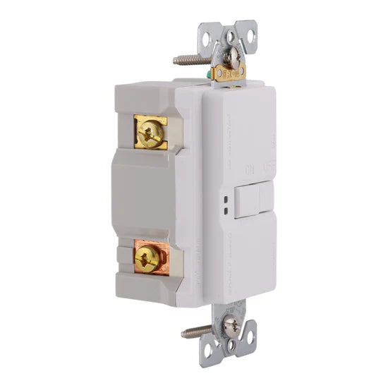 Eaton SGFD20W 20A 2P GFCI Receptacle – Blankface Self-Test – 125V