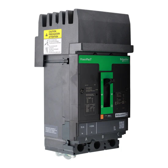 Square D HDA36070 PowerPacT H 70A 3-Pole 600VAC Thermal-Magnetic I-Line Circuit Breaker (ABC Phase)