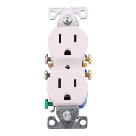 Eaton TR270W-BX-LW 15A 2-Pole Tamper Resistant Duplex Receptacle – Flush – 125V