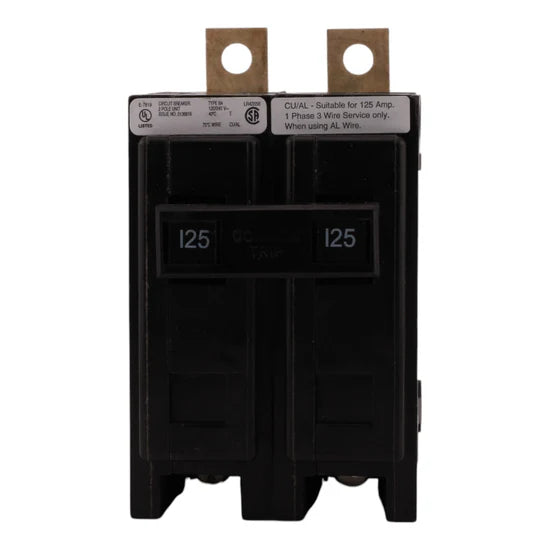 Eaton BAB2125 125A 2-Pole Thermal-Magnetic Shunt Trip – Bolt-On – 240V