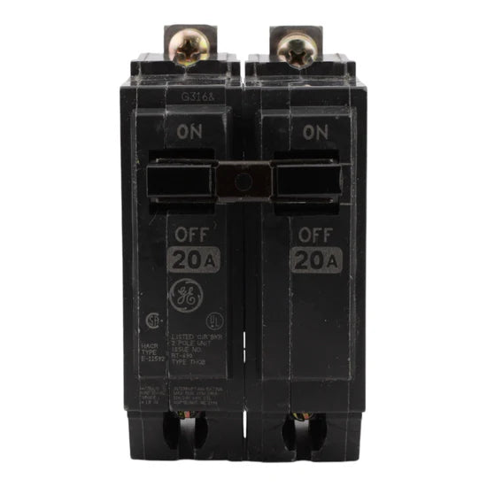 ABB THQB2120 20A 2-Pole Bolt-On Circuit Breaker – Bolt-On – 120/240V