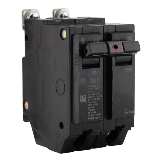 ABB THHQB2130 30A 2-Pole Thermal Magnetic – Bolt-On – 120/240V