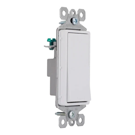 Legrand Pass & Seymour TM870W 15A 1-Pole Paddle Switch – Wall Mount – 120/277V