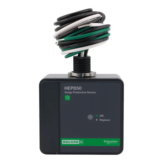 Square D HEPD50 50kA Whole Home Surge Protective Device – Hardwired – 120/240V