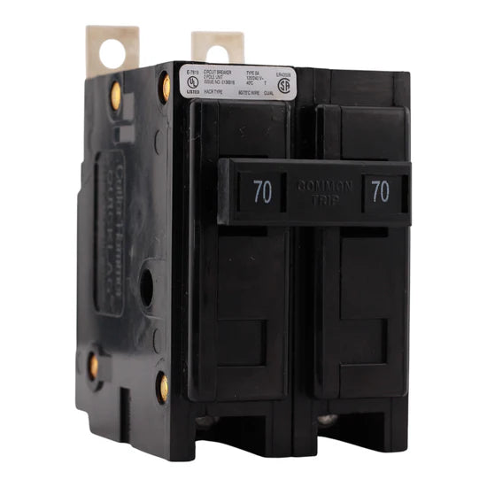 Eaton BAB2070 70A 2-Pole Thermal-Magnetic – Bolt-On – 120/240V