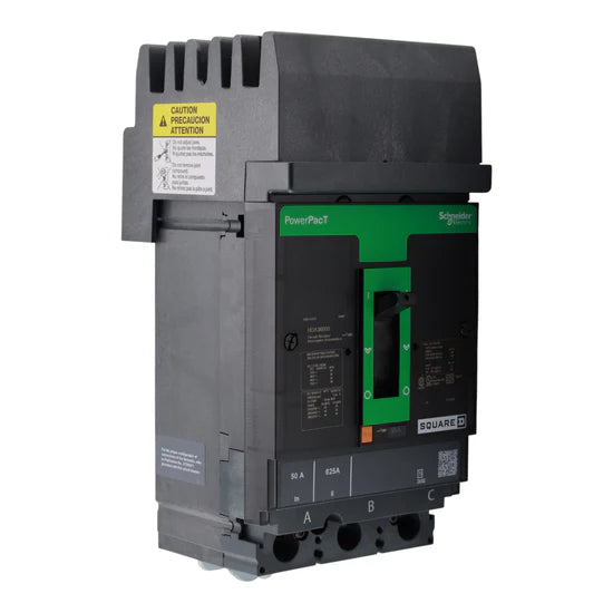 Square D HDA36050 PowerPacT H 50A 3-Pole 600VAC Thermal-Magnetic I-Line Circuit Breaker