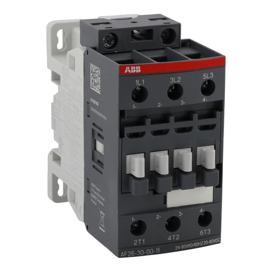 ABB AF26-30-00-11 26A 3-Pole Contactor – DIN Rail/Screw Mount – 690V
