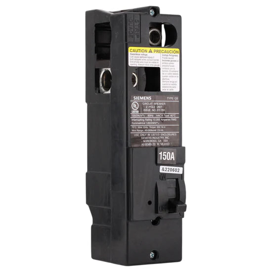 Siemens QS2150 150A 2P Thermal Magnetic – Plug-In – 120/240V