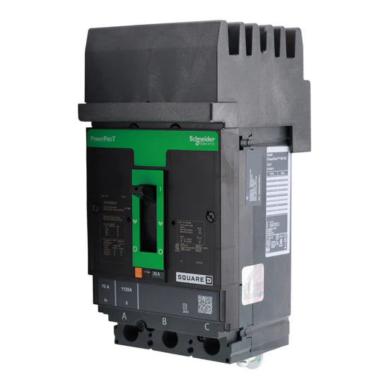 Square D HDA36070 PowerPacT H 70A 3-Pole 600VAC Thermal-Magnetic I-Line Circuit Breaker (ABC Phase)