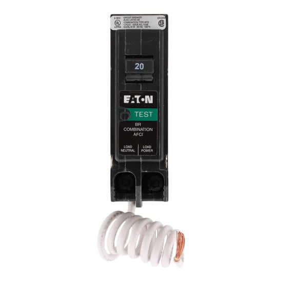 Eaton BRHN120AF 20A 1-Pole AFCI Circuit Breaker – Plug-On – 120V