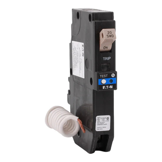 Eaton CHFN120DF 20A 1-Pole Dual-Function AFCI/GFCI Circuit Breaker – Pigtail Neutral – 120V AC