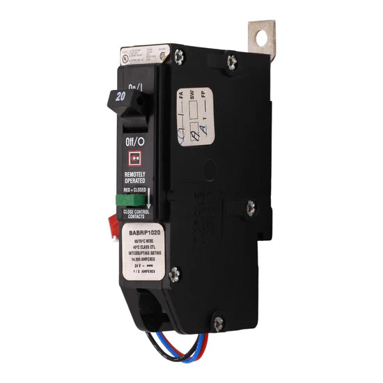 Eaton BABRP1020 20A 1P Thermal-Magnetic Remotely Operated Circuit Breaker – Bolt-On – 120V