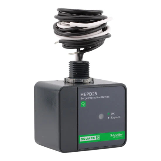 Square D HEPD25 25kA 1-Phase Surge Protective Device (Type 1 SPD) – Load Center Mount – 120/240V