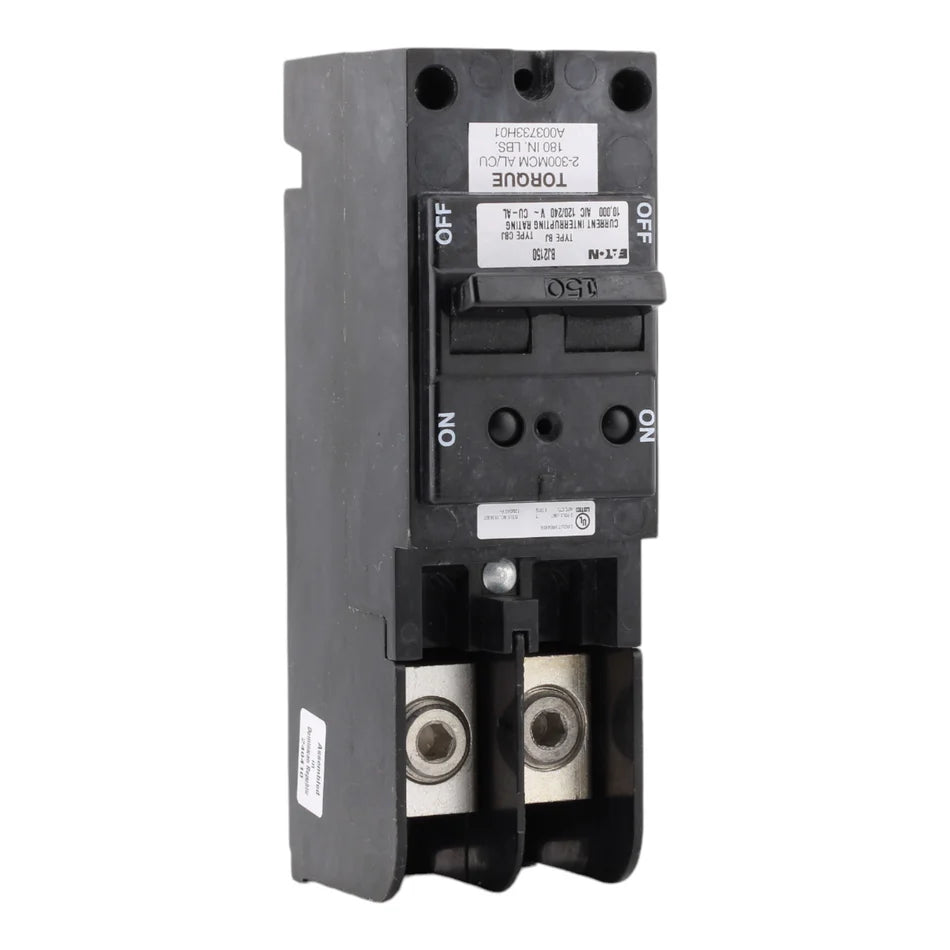 Eaton BJ2150 150 Amp Plug-On Main Circuit Breaker – 2-Pole – 120/240V