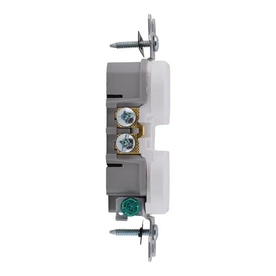 Pass & Seymour Trademaster 3232TRW 15A 2-Pole Tamper-Resistant Duplex Receptacle – Wall Mount – 125V