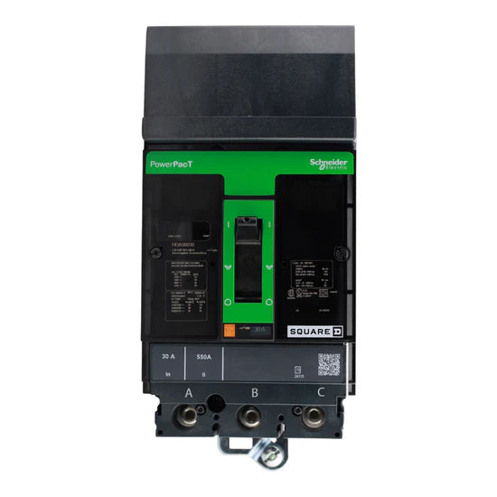 Schneider Electric PowerPacT HDA36030 30A 3-Pole 600V Thermal-Magnetic I-Line Circuit Breaker