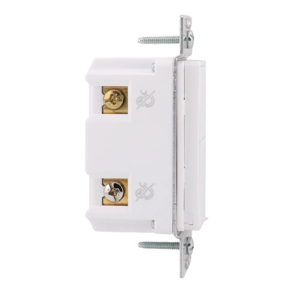 Square D SQR22601WH X Series 15A Rocker Dimmer – Single Pole / 3-Way – Matte White