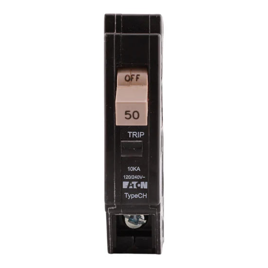 Eaton CHF150 50A 1-Pole CHF Thermal-Magnetic Circuit Breaker – Plug-In – 120/240V
