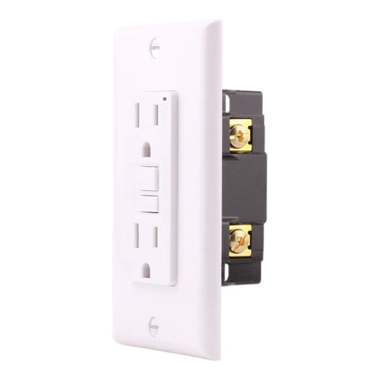 Aida 010031 15A 2-Pole GFCI Receptacle – Wall-Mounted – 120V