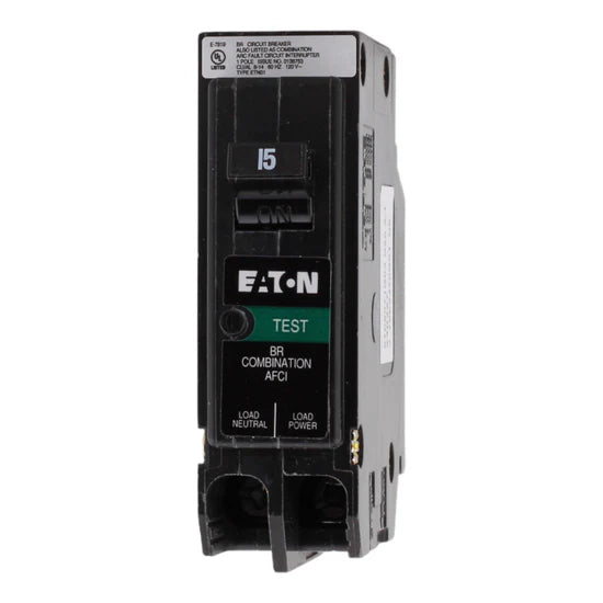 Eaton BRP115AF 15A 1-Pole AFCI Circuit Breaker – Plug-On Neutral – 120V