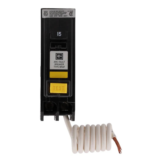 Eaton BRC115AF 15A 1-Pole AFCI Arc Fault Circuit Breaker – Plug-In – 120V