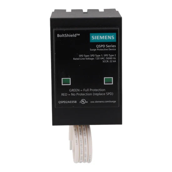 Siemens QSPD2A035B 35kA 2-Pole Surge Protective Device – Hardwired – 120/240V