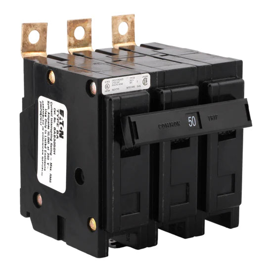Eaton BAB3050H 50A 3-Pole Thermal-Magnetic – Bolt-On – 240V