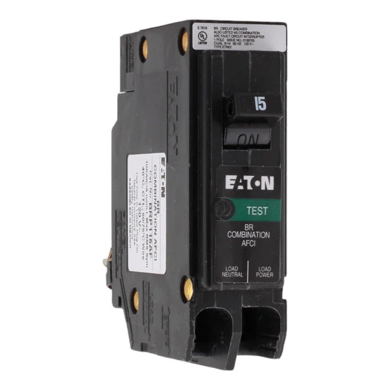 Eaton BRP115AF 15A 1-Pole AFCI Circuit Breaker – Plug-On Neutral – 120V