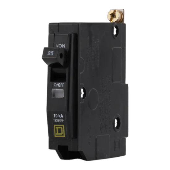 Square D QOB125 25A 1-Pole Standard – Bolt-On – 120/240V