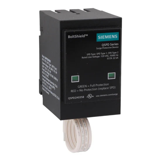 Siemens QSPD2A035B 35kA 2-Pole Surge Protective Device – Hardwired – 120/240V