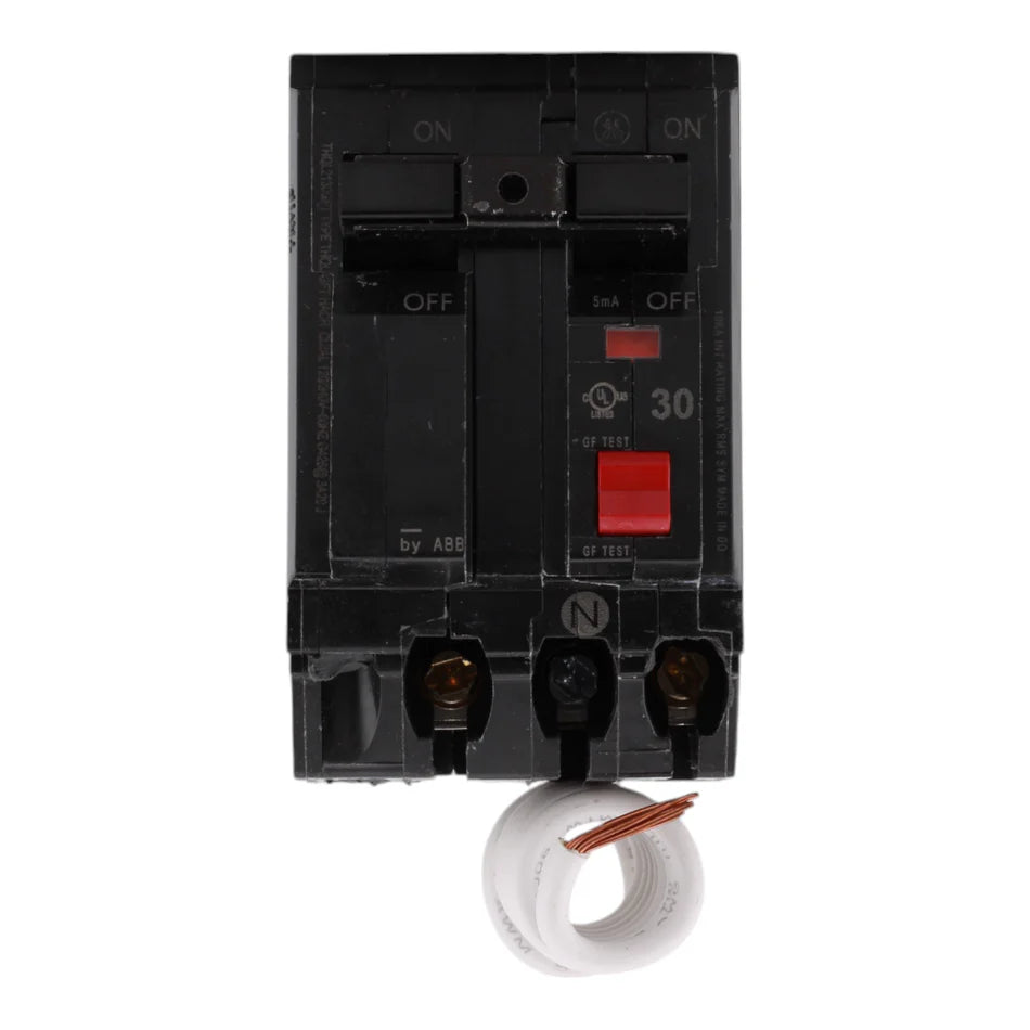 GE THQL2130GFTP 30 Amp Two-Pole GFCI Circuit Breaker – 120/240V – Pigtail