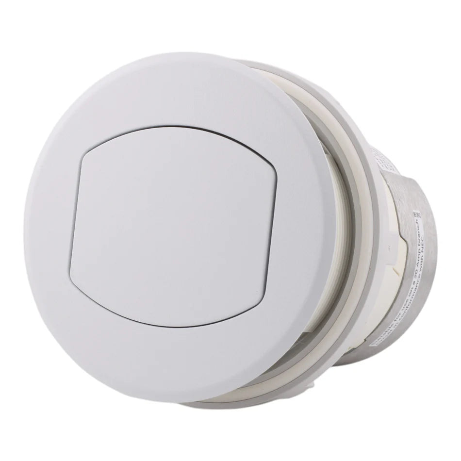 Hubbell RCT200W 15A 125V Kitchen Counter Receptacle – Surface Mount, Tamper Resistant, White