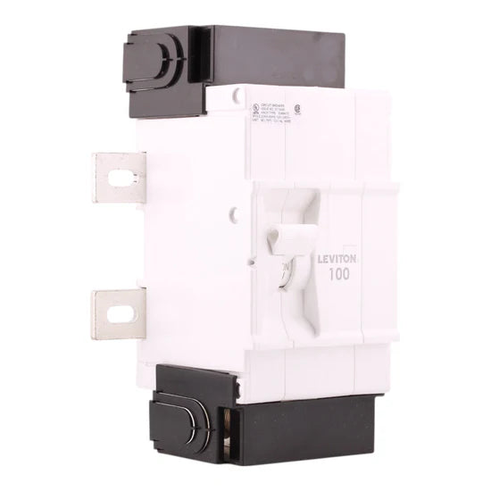Leviton Leviton LM100 100A 2-Pole Hydraulic Magnetic Main Breaker – Plug-In – 120/240V