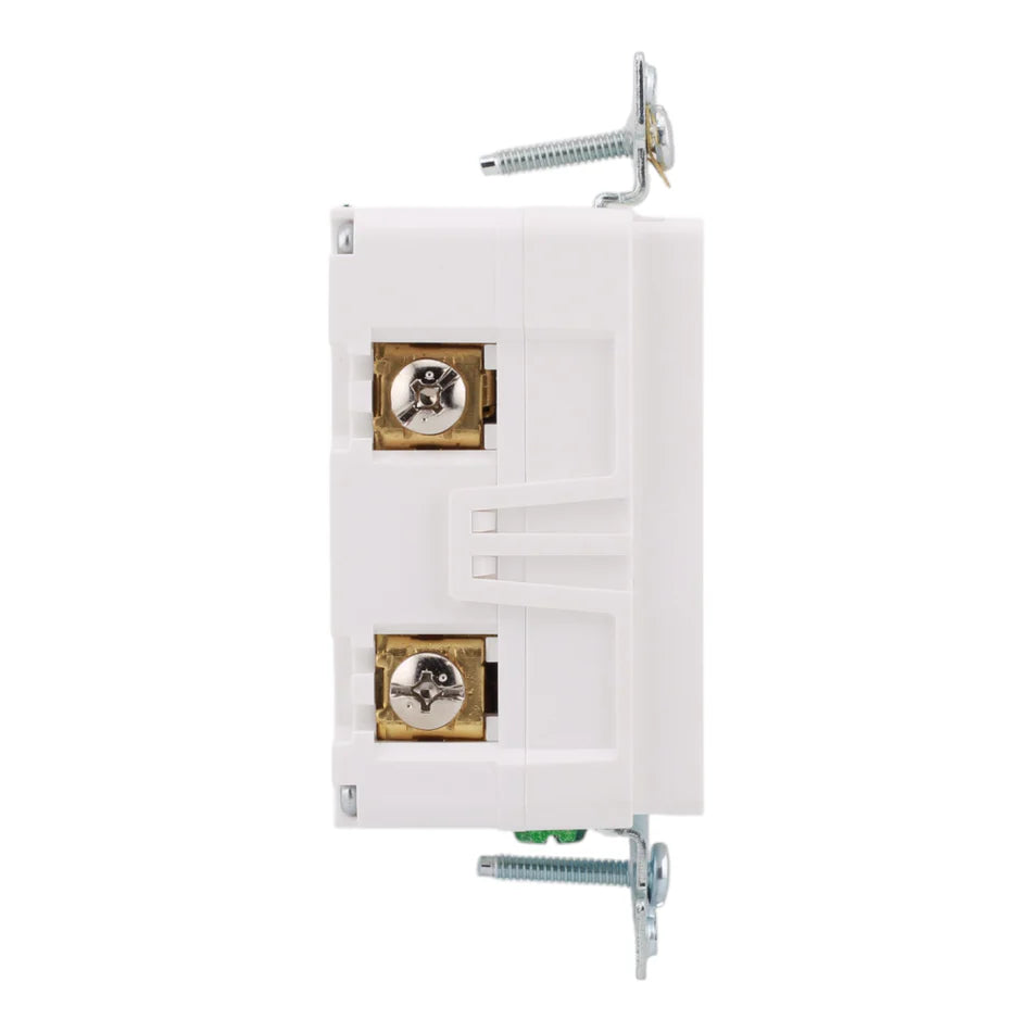 Square D SQR51203WH X Series 20 Amp GFCI Duplex Receptacle – Tamper & Weather Resistant – 125V – White