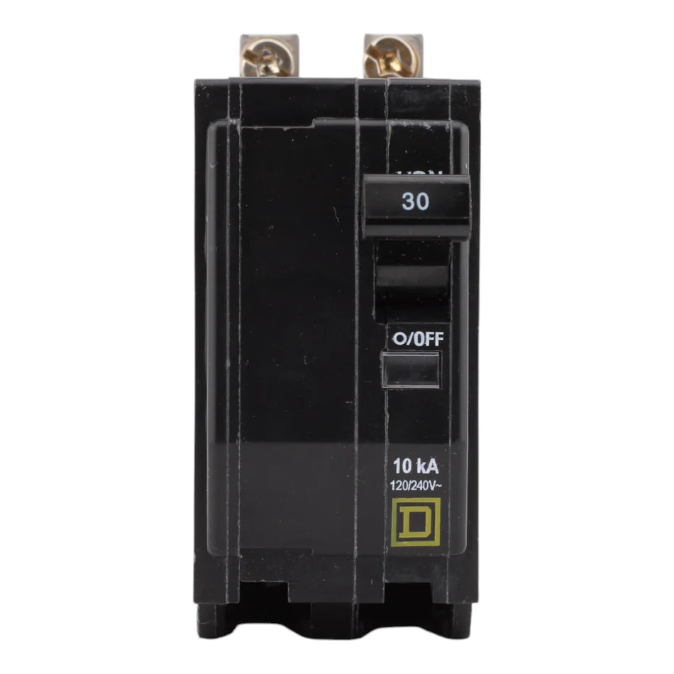 Square D QOB230 30 Amp Double-Pole Thermal Magnetic Circuit Breaker – Bolt-On – 120/240V