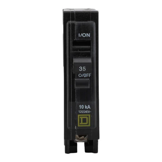 Square D QO135 35A 1-Pole Miniature Circuit Breaker – Plug-In – 120/240VAC