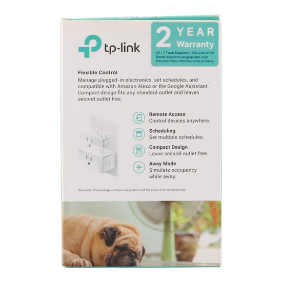 TP-Link HS105 15A Smart Plug – Plug-In – 120V